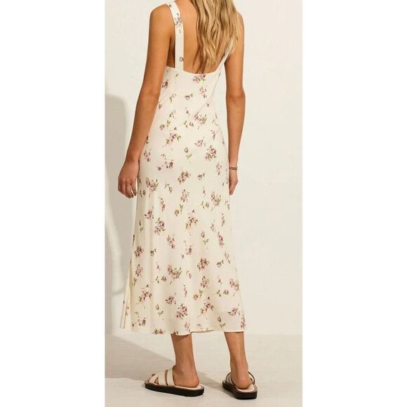 AUGUSTE  MELODIE MIDI DRESS size L - Picture 11 of 12